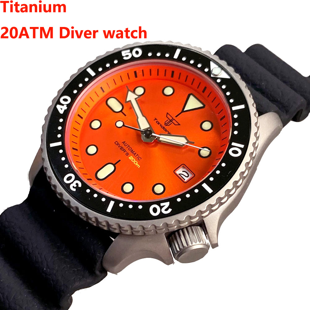 Rubber Strap Diver - Montre pour homme Tandorio 41 mm