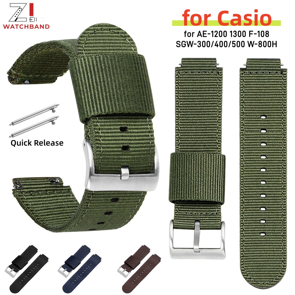 Suede Strap Watch - Bracelet de montre en toile et
