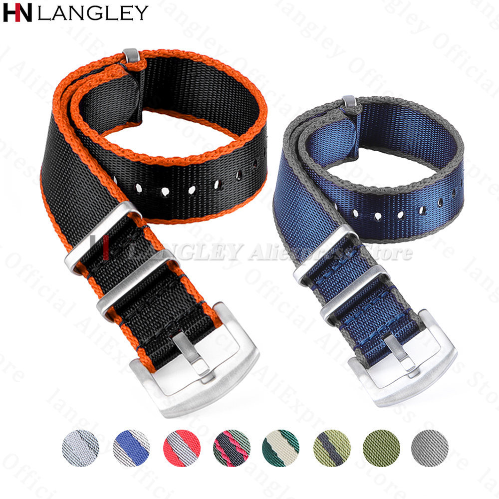 Seiko Watch 5 Sports - Bracelet en Nylon 18mm 20mm 22mm