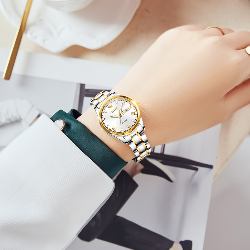 OLEVS-Montre à Quartz Étanche  - Stainless Bracelet Diver avis et prix