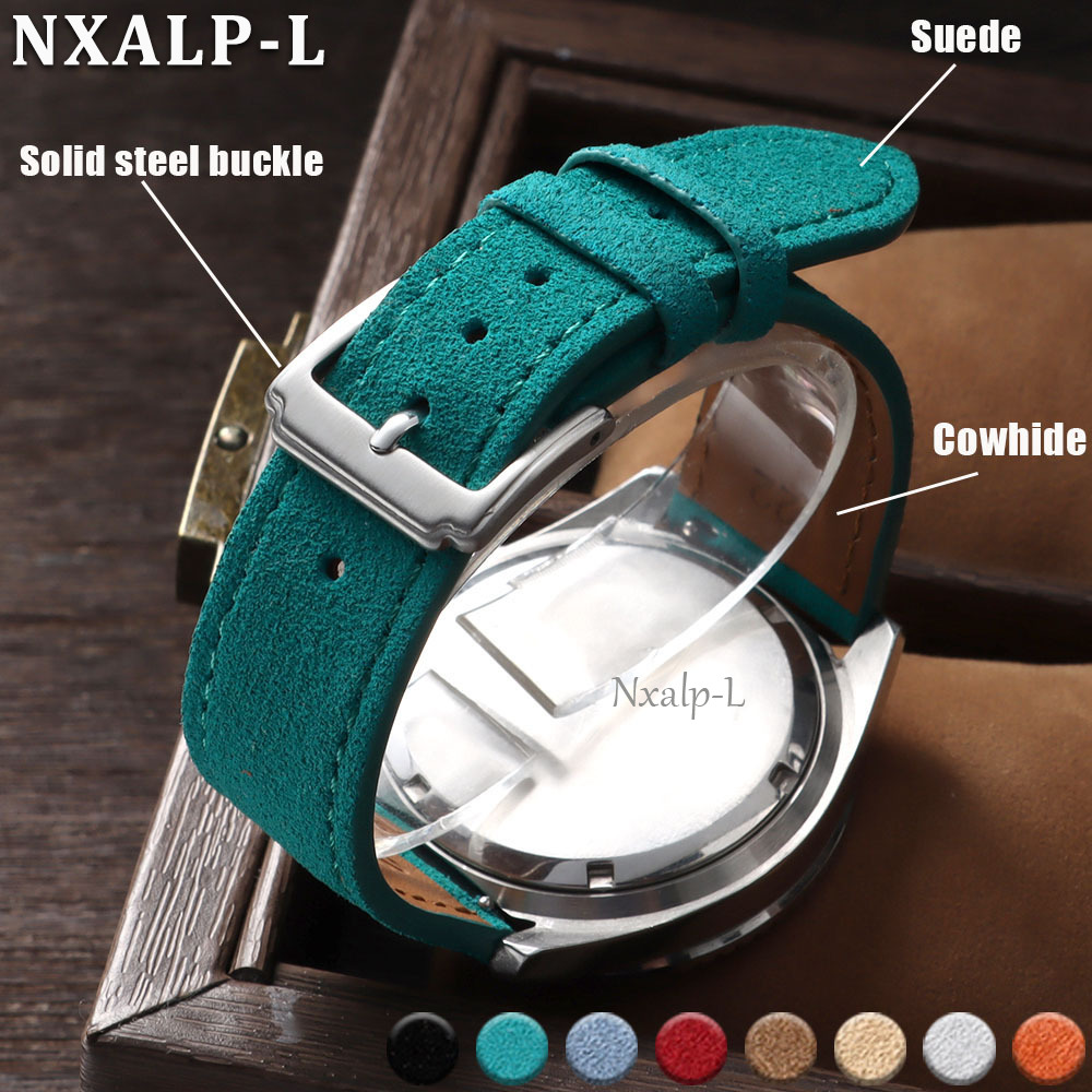 Bracelet de montre en cuir de  - Suede Strap Watch avis et prix