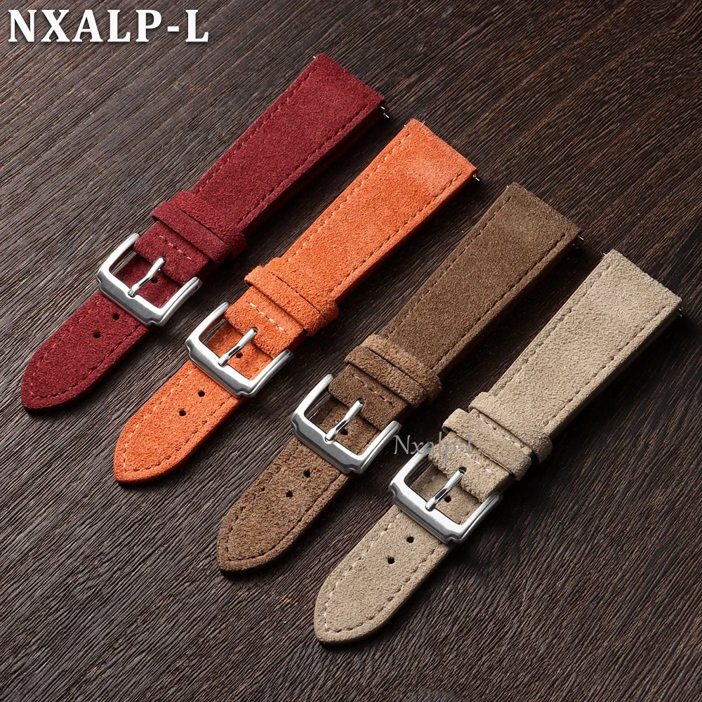 Bracelet de montre en cuir de  - Suede Strap Watch avis et prix