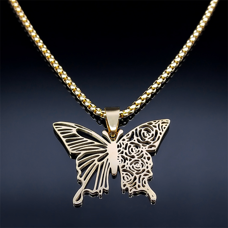 Collier Pendentif Esthétique P - Butterfly Clasp Deployant avis et prix