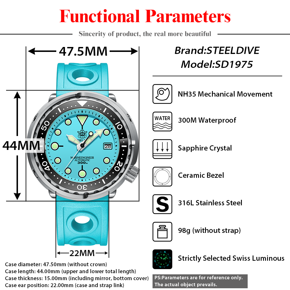 STEELDIVE SD1975 montres autom - Citizen Watch Tsuyosa avis et prix