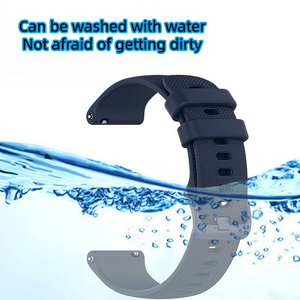 Bracelet de montre sport en si - Silicone Watch Band 22Mm avis et prix