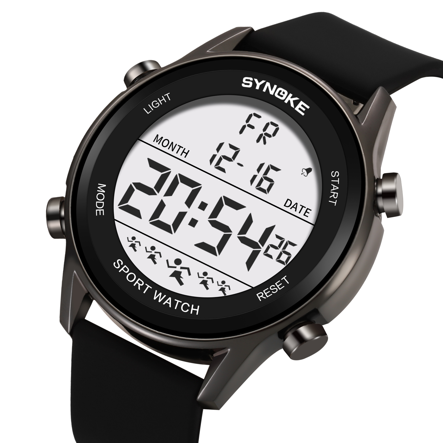 SYNOKE-Montre numérique étanch - Rubber Strap Diver avis et prix