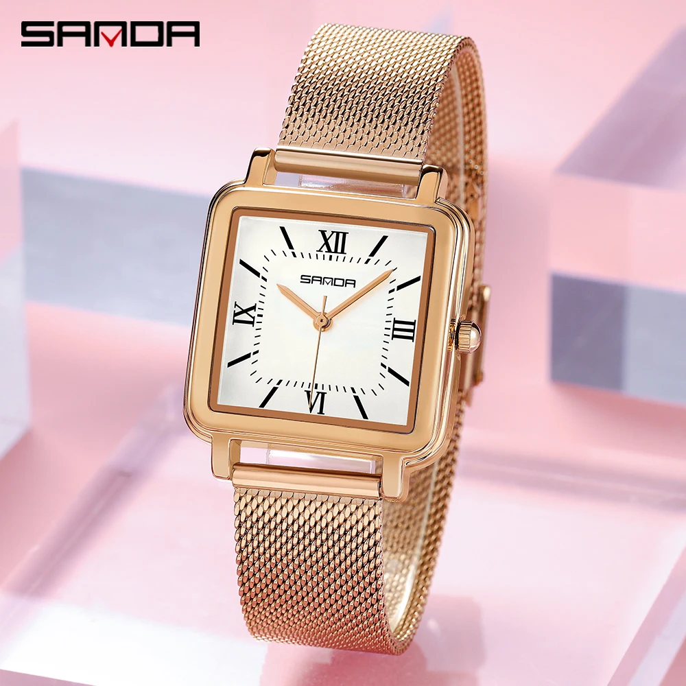Montre à quartz SANDA Luxury 1 - Stainless Bracelet Diver avis et prix