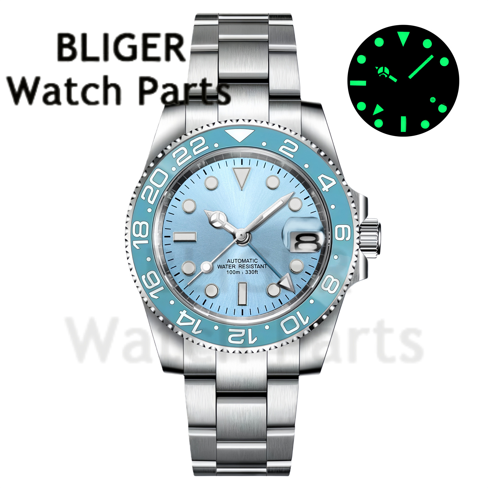 Montre-bracelet mécanique pour - Stainless Bracelet Diver avis et prix