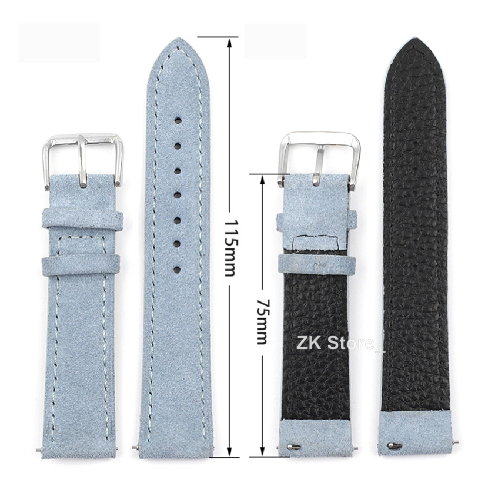 Bracelet de montre en cuir sué - Suede Strap Watch avis et prix