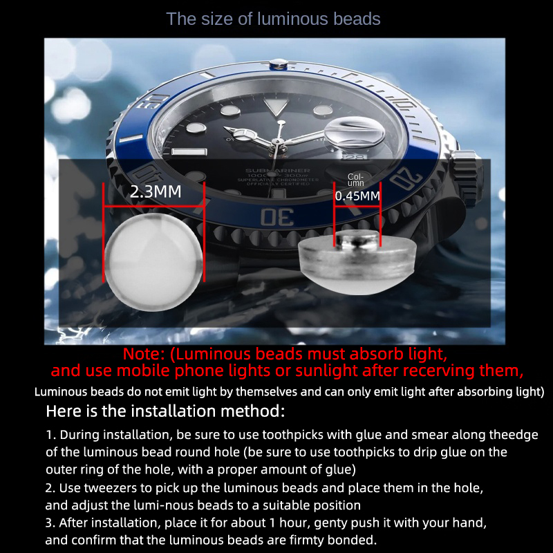 Perle lumineuse pour Rolex Sub - Rolex Watch Submariner avis et prix